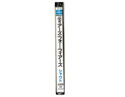ノー・フェアー・ノー・ダイ [CD] TEARS FOR FEARS Songs From The Big Chair JAPAN CD 32PD-37 OBI