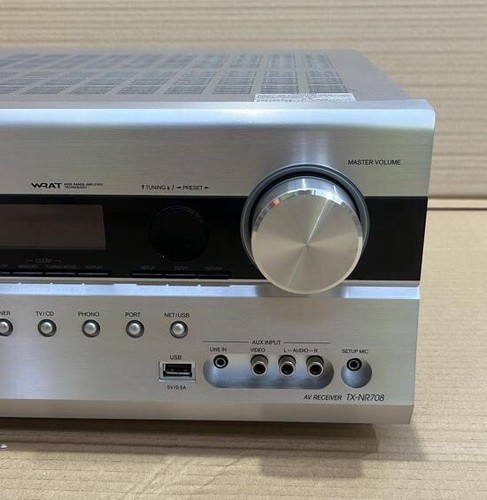 Onkyo TX-NR708 7.2 Channel 110W 3D Home Cinema Receiver Amplifier Silver - Picture 2 of 11
