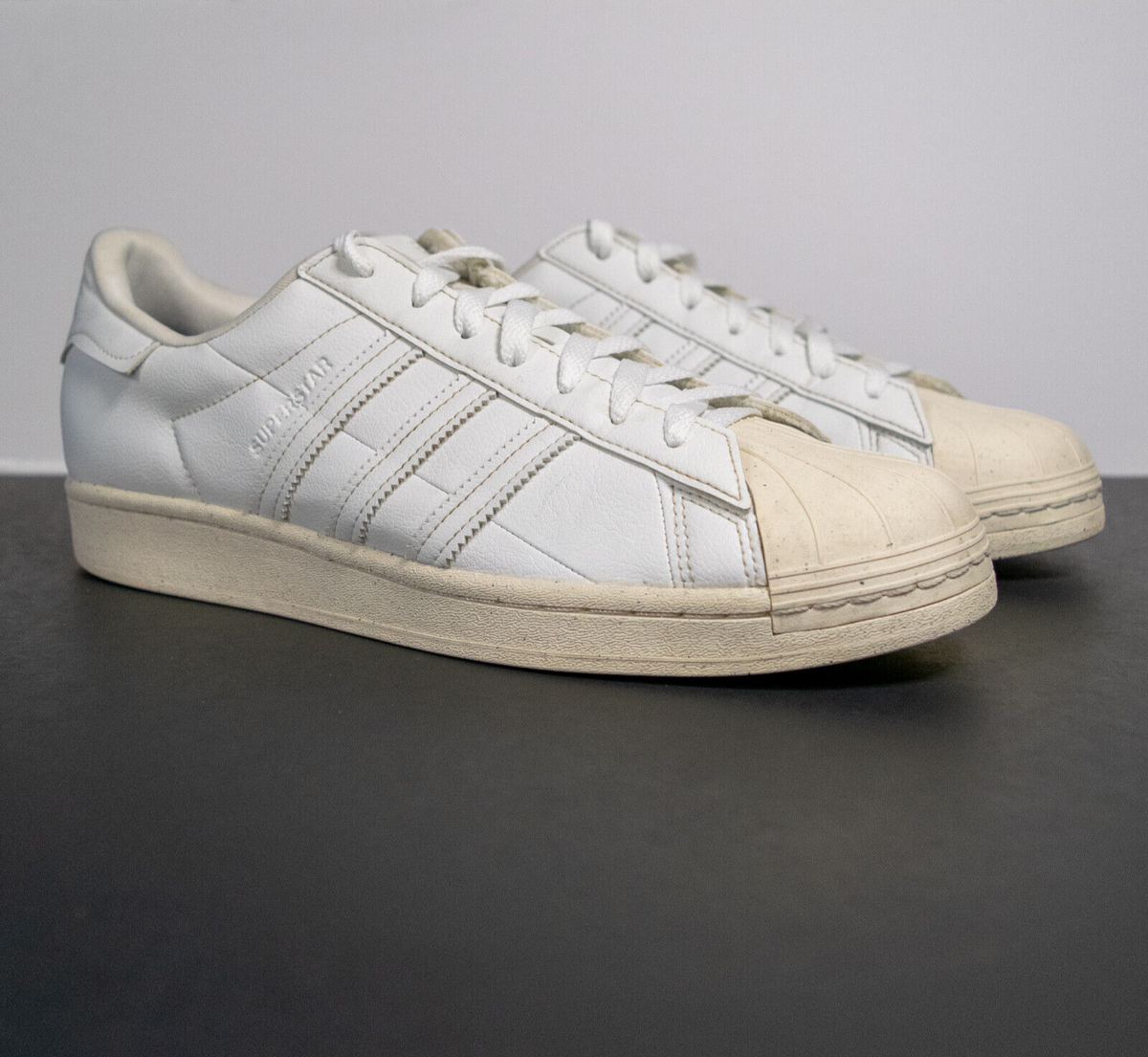 Adidas Superstar FW2292 Clean Classic Chunky White Vegan Shoes