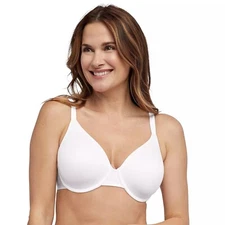 Bali Comfort Revolution Soft Touch T-Shirt Underwire Bra 3468 White 40C NWT