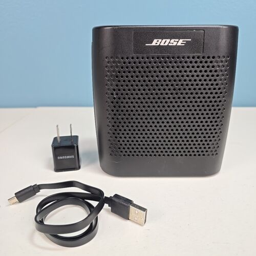 Bose Soundlink Color 415859 Portable Bluetooth Speaker Black w/ Power TESTED