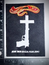 NIN INCH NAILS NIN Patch " YEAR ZERO " Hook/Loop Tactical  Quality Fast Shipping