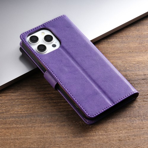 Magnetic Leather Flip Card Wallet Holder Case For iPhone 16 15 14 13 12 Pro Max - Picture 11 of 63