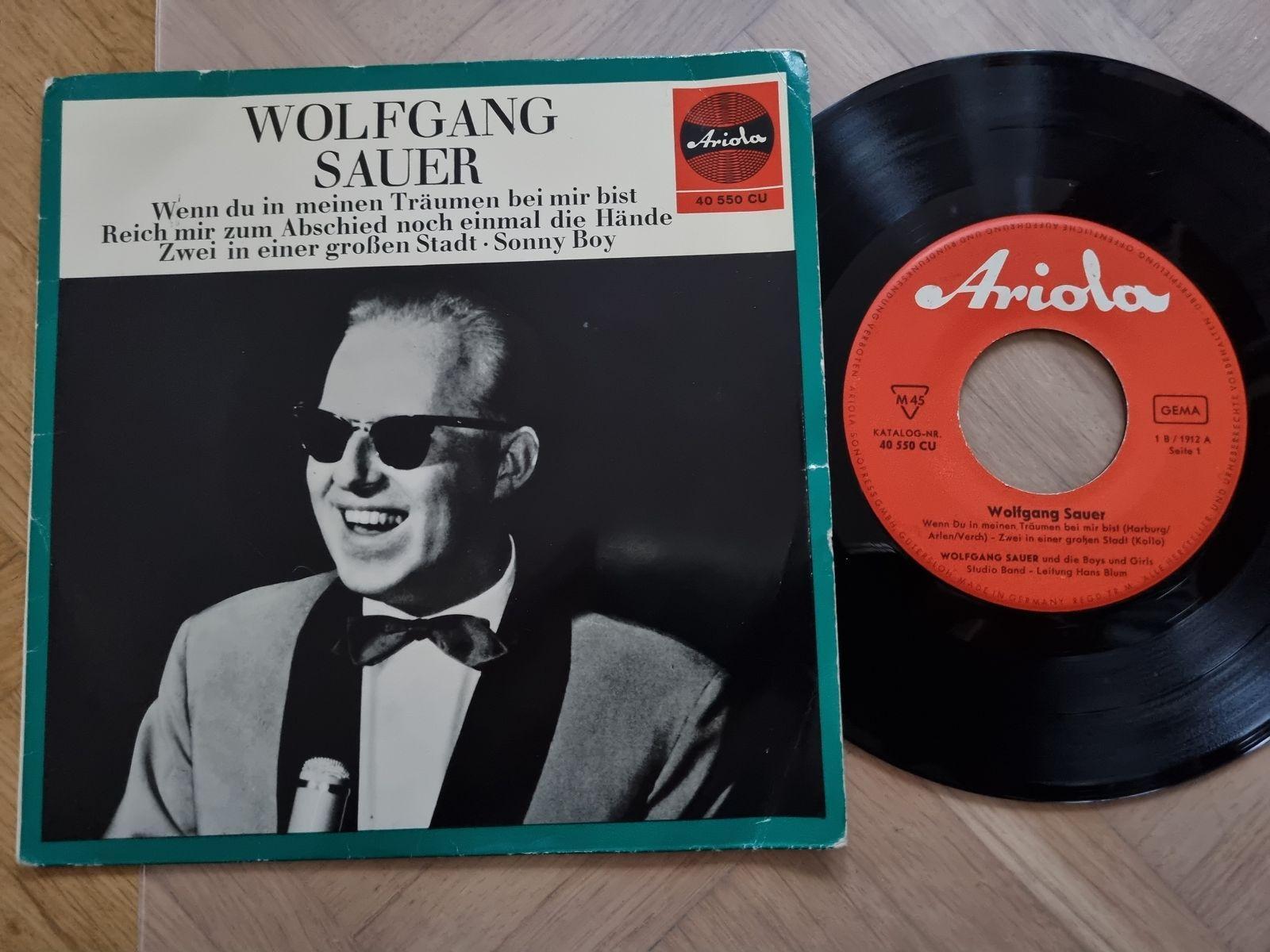 7"" Single Wolfgang Sauer - Wenn du in meinen Träumen bei mir bist Vinyl EP Germa