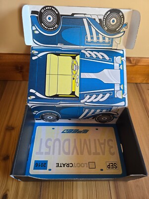 Loot Crate SPEED September 2016 Set Gaming Pop Culture Sports
