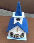 CHAPEL TRINKET BOX IN PLASTIC CANVAS — photo 1