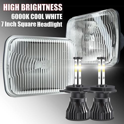 DOT 5x7 7x6 LED Headlight For Firebird 1982-90 Chevy Corvette C4
