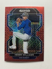 2022 Panini Prizm Draft Picks Red Mojo #PDP91 Henry Williams Duke & Royals Card