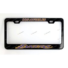 Los Angeles Lakers Black Metal License Plate Frame Yellowpurple Screw Caps Los Angeles Lakers Black Metal License Plate Frame Yellowpurple Screw Caps
