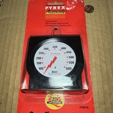 Pyrex Accessories Oven Thermometer 1996 25yr Guarantee Corning Inc. NEW