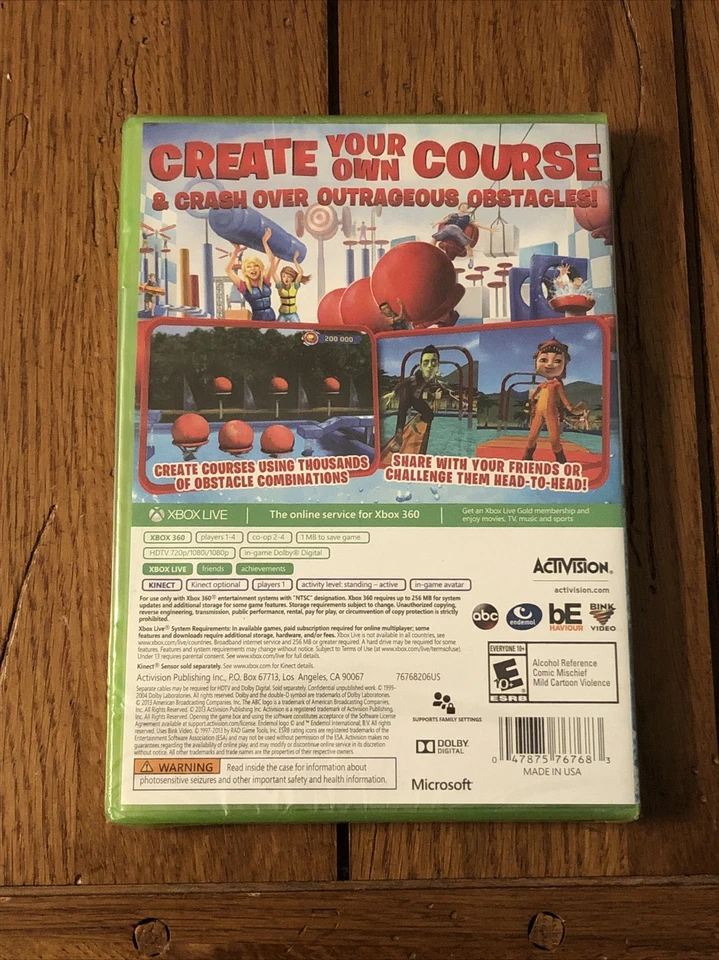 NEW SEALED - Wipeout: Create & Crash (Microsoft Xbox 360, 2013) Free Shipping! - Image 2 of 2