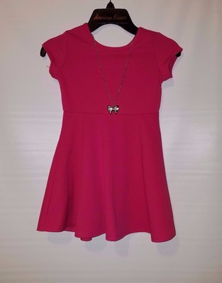 NWT PINK GIRLS DRESS BY KIDS CAN'T MISS SIZE 4 
