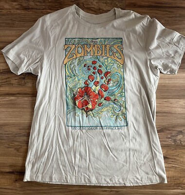The Zombies Time of the Season 50th Anniversary Cotton White T Shirt TR463