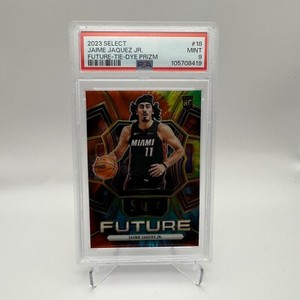 23-24 Select - Jaime Jaquez Jr. RC Future Tie Dye Prizm /25 #18 Miami Heat PSA 9