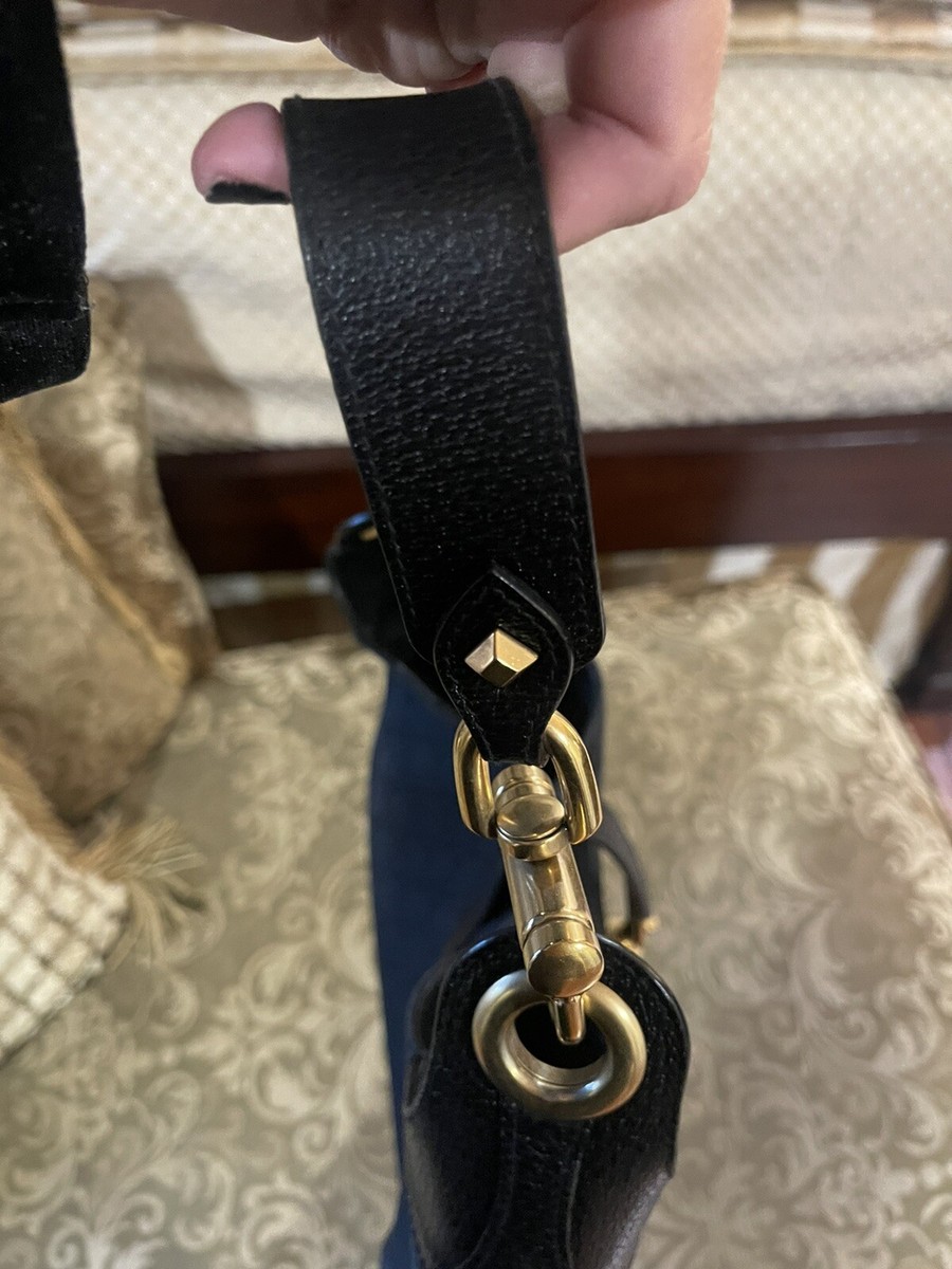 GUCCIベロアvintageバッグ✦ Vintage Gucci Jackie O Monogrammed Canvas and Leather Hobo