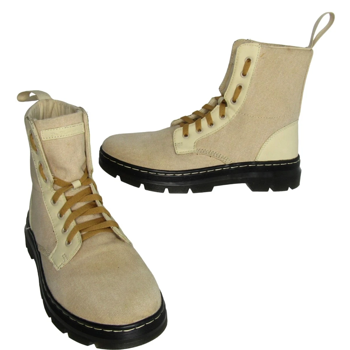 Doc martens sales canvas boots mens