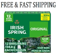 Irish Spring Bar Soap for Men, 12Pack - 3.7 Oz