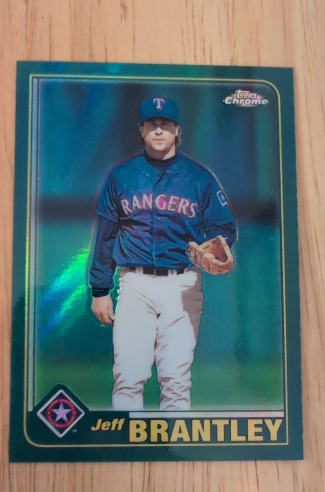 2001 Topps Traded & Rookies - Jeff Brantley #T74 Chrome Retrofractor