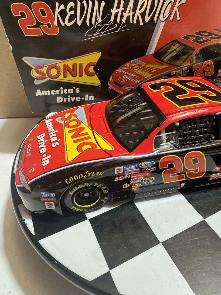 Kevin Harvick #29 Sonic 2002 1/24 Nascar Diecast - Image 4 of 4