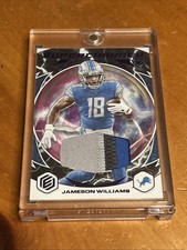 2022 Panini Elements - Supercharged Jameson Williams Sc-8 Xenon 54 Mem Rc
