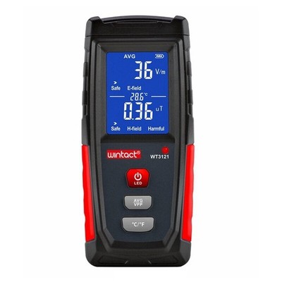 Electromagnetic Field Radiation Meter Tester 1999V/m 99.99uT TFTLCD Li-Battery *