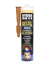Hippo Prestige 4-in-1 Coloured Silicone Sealant - 54 Colours - 300ml Cartridges
