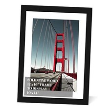 12x16 Picture Frame Diamond Painting Frames Poster Frames Made 12x16 inch Black