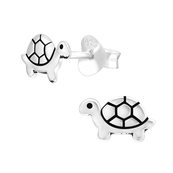 Ohrstecker SchildkröTe Ohrringe Sterling Silber 925 Damen MäDchen Kinder-image