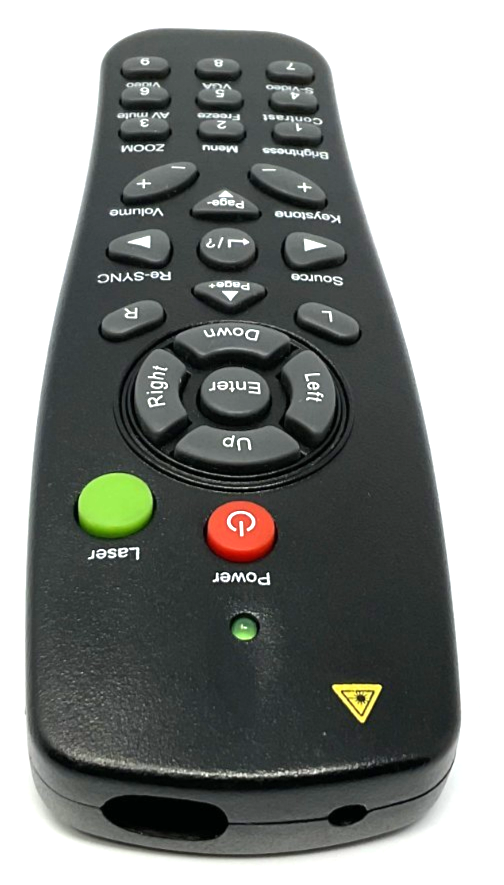 Projector Keystone XIE YI Projector Remote Control Laser Pointer Keystone Zoom VGA S-Video ...