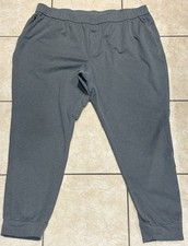 Men s ZELLA Z Gray Athletic Jogger Pants Polyester Blend XL Excellent Condition