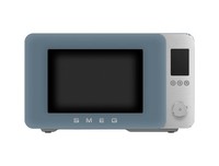 SMEG, Microwave With Grill, Convection & Airfry, Storm Blue, MOC02SBMUK