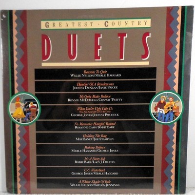 GREATEST COUNTRY DUETS - Various Artists (VINYL LP 1984) **SEALED**