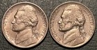 1938 & 1939 Jefferson Nickel Us 5C Coin Lot of 2 Bright Vf/Xf