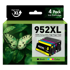 4PK 952 XL 952XL Ink Cartridge for HP OfficeJet Pro 8710 7740 8715 8720 8210