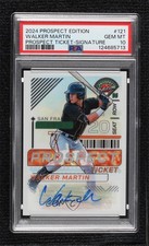 2024 Prospect Edition Holo Signatures Walker Martin #121 PSA 10 GEM MT Auto 8d2