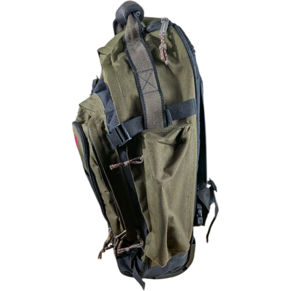 Mochila Equipaje Athalon 21 Ruedas Viajero Equipo de Viaje Bolsa Verde Equipaje de Mano Foto 2 de 4