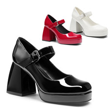 DREAM PAIRS Women's Mary Jane Platform Pumps Chunky Heel Platform Dress Shoes