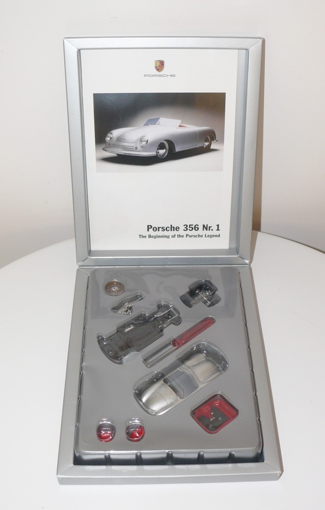 Miniature Porsche 356 publicitaire vintage en boite d'origine échelle 1/43