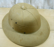 WWII 1941-1942 Topper Pith Helmet Hawley Products St Charles Ill Signed Lt Herr