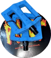 RANT TRILL BMX BIKE PEDALS 9/16 GT HARO ODYSSEY SE CULT SUBROSA SHADOW BLUE NEW