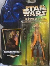 Kenner 1997 Star Wars Saelt-Marae Yak-Face With Battle Staff Action Figure Toy