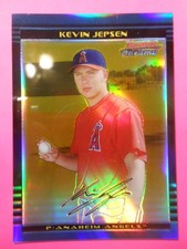 2002 Bowman Chrome Draft Picks & Prospects - Kevin Jepsen #BDP13 Gold Refractor