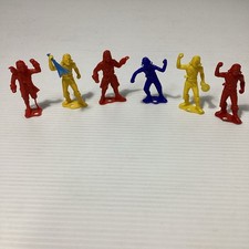 MPC Pirates Vintage 1960s Ring Hand Figures, Lot Of 6