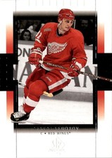 1999-00 SP Authentic #33 Sergei Fedorov Detroit Red Wings