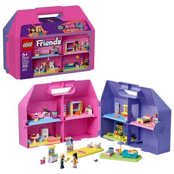 Lego Friends Set Valigia Casa Delle Bambole Creativa 42697 355 Pezzi - Immagine 3