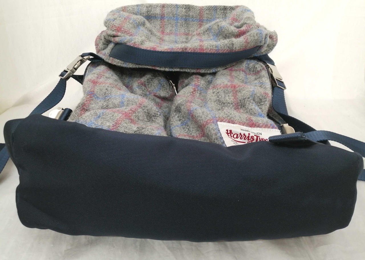 Backpack Model GRY Check Pattern CIAOPANIC HARRIS… - image 5