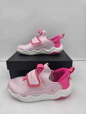 Nike Air Jordan 23/7.2 EasyOn PS Strap Shoes Girls 2.5 Pink Foam HF3415-601