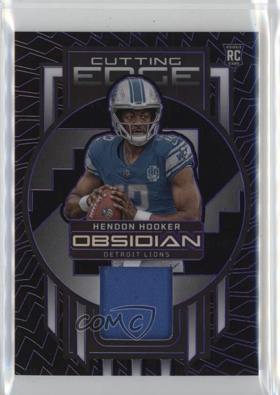 2023 Panini Obsidian Purple Electric Etch 30/75 Hendon Hooker #CEM-HHO 1o1p