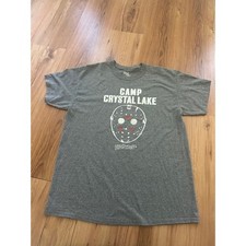 Friday The 13th Camp Crystal Lake Graphic Tee Men's Large Horror Shirt