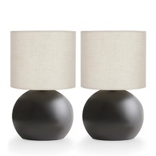 Table Lamp for Bedroom,Bedside Nightstand Lamp for Living Room,Minimalist Bed...